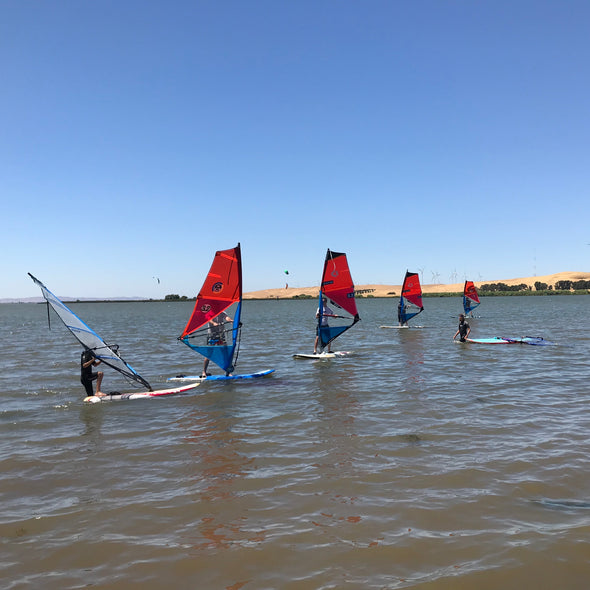 Beginner Windsurfing Lesson